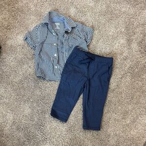Cat & Jack + OshKosh Baby Boy Outfit Set (12M)